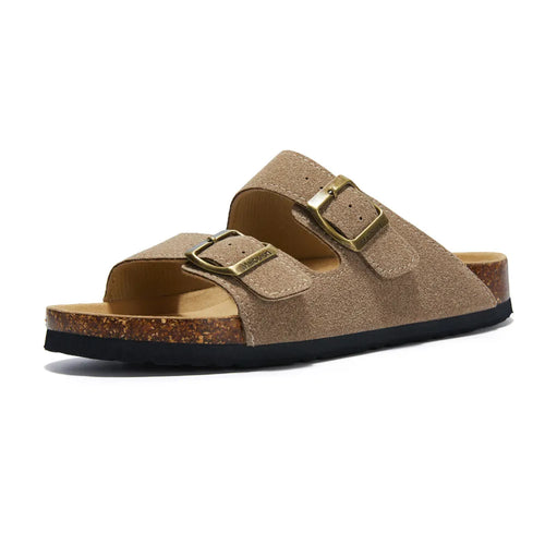 Sinplo Button-Up Cardigan Birken Sandal
