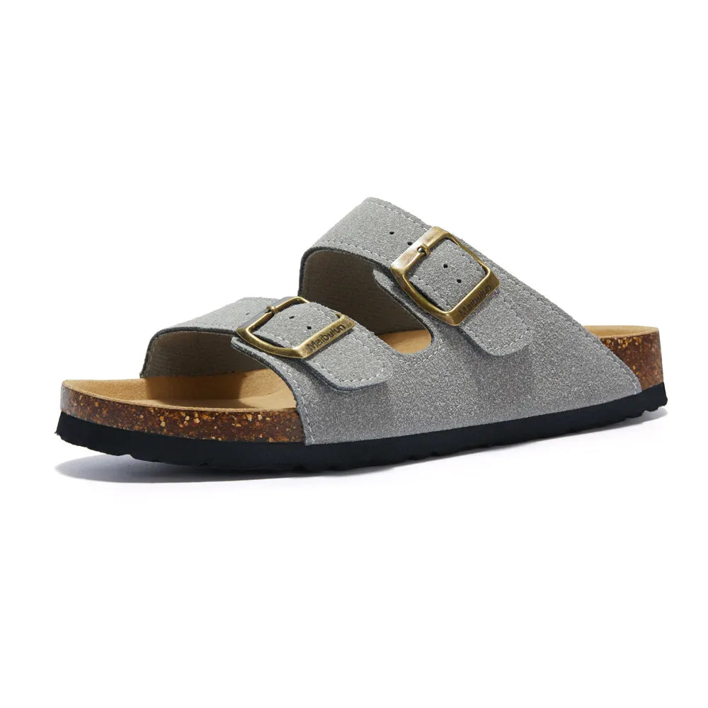 Sinplo Button-Up Cardigan Birken Sandal