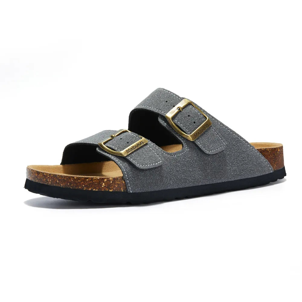 Sinplo Button-Up Cardigan Birken Sandal