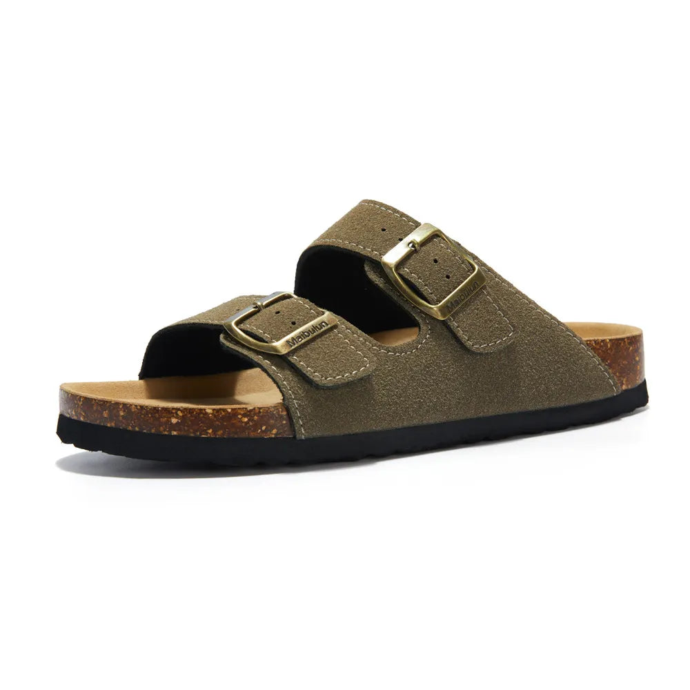 Sinplo Button-Up Cardigan Birken Sandal