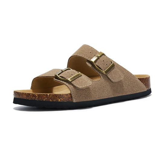 Sinplo Button-Up Cardigan Birken Sandal